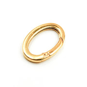 23MM Gold-plated Sterling Silver Round Clasp